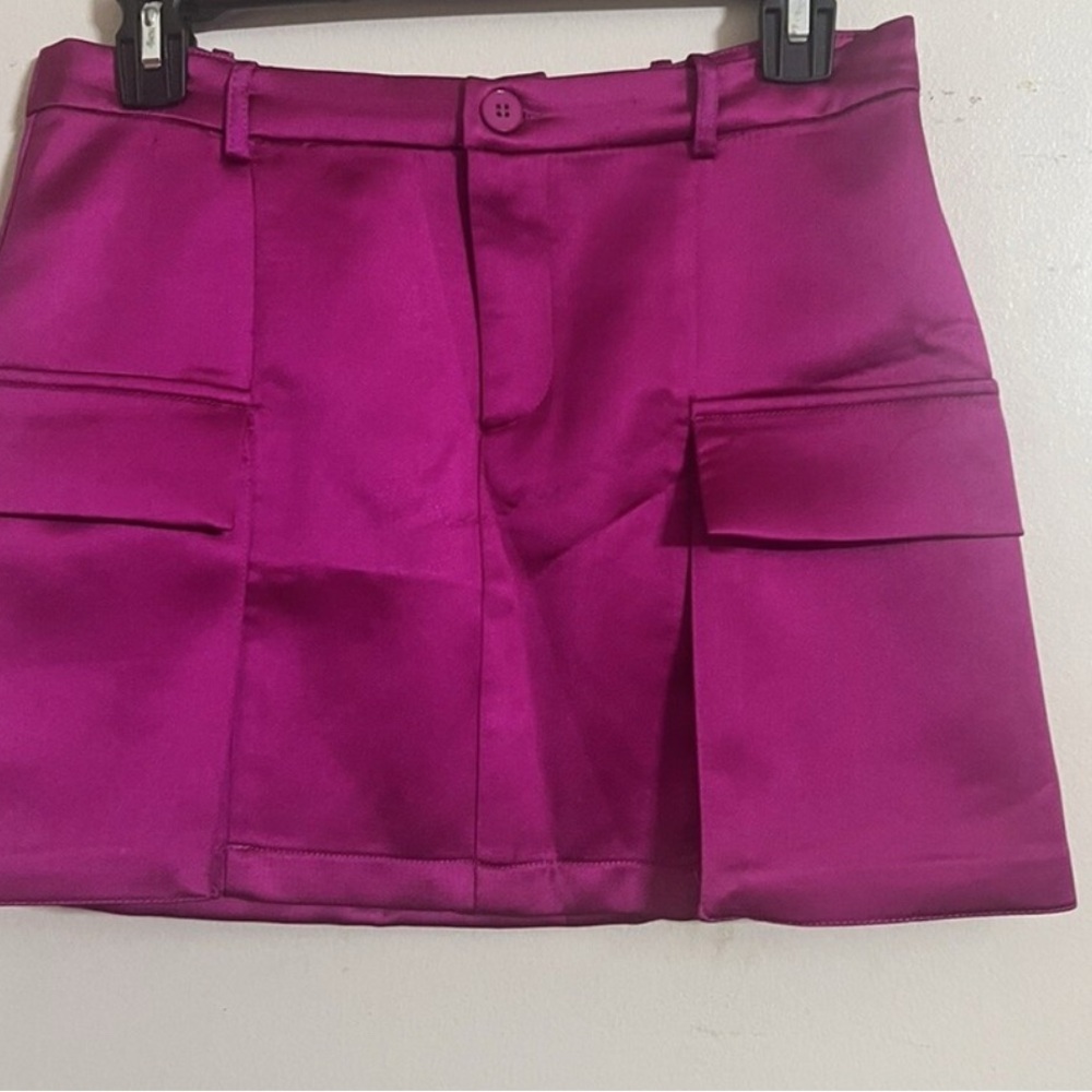 Zara Fuchsia Mini Skirt